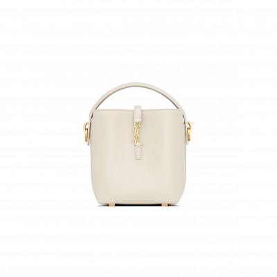 YSL LE 37 MINI IN SHINY LEATHER 7658702R20W9207 (15*13*6cm)